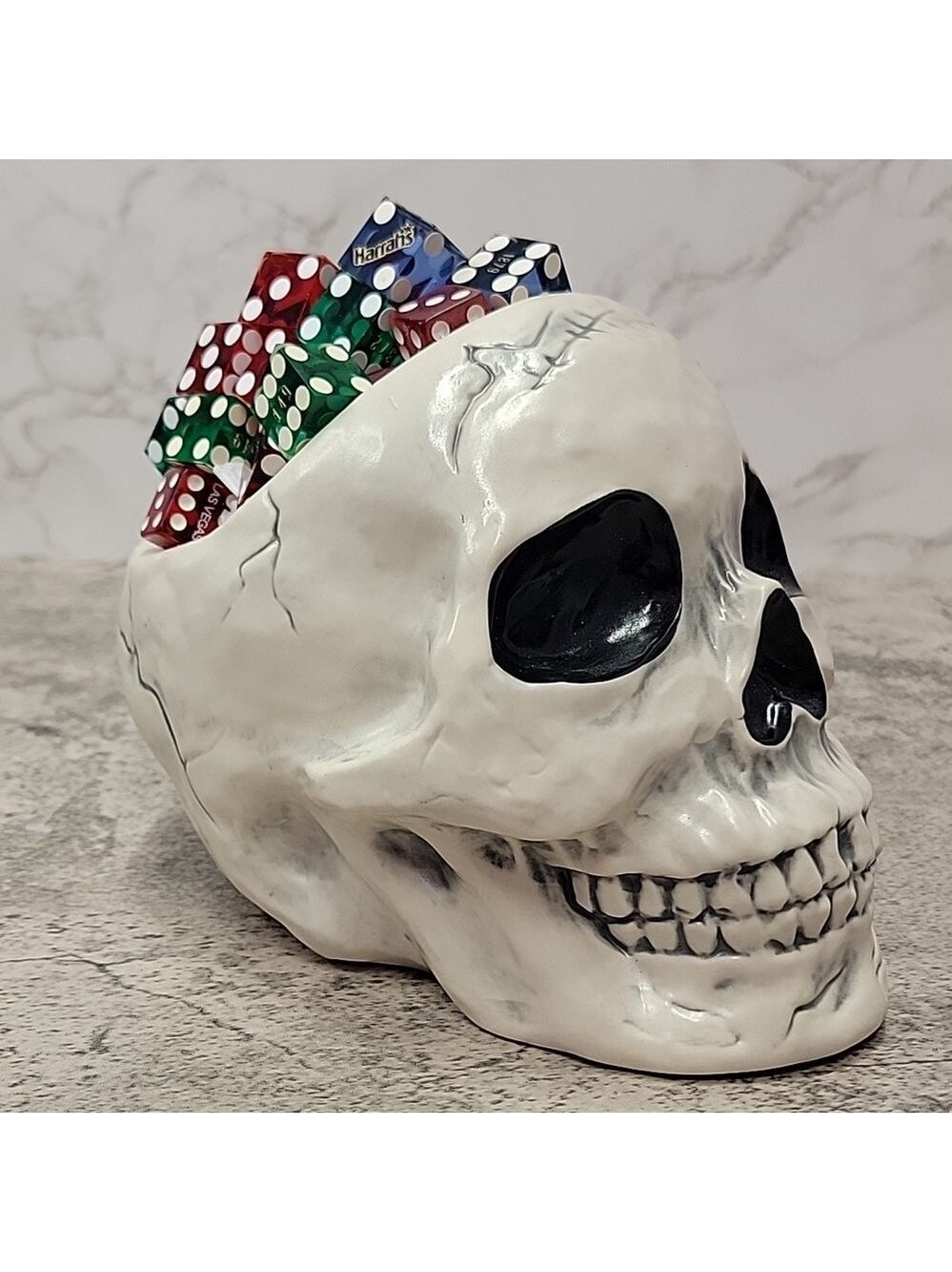 Ceramic Skull Candy Dish - Picture 3 of 12
